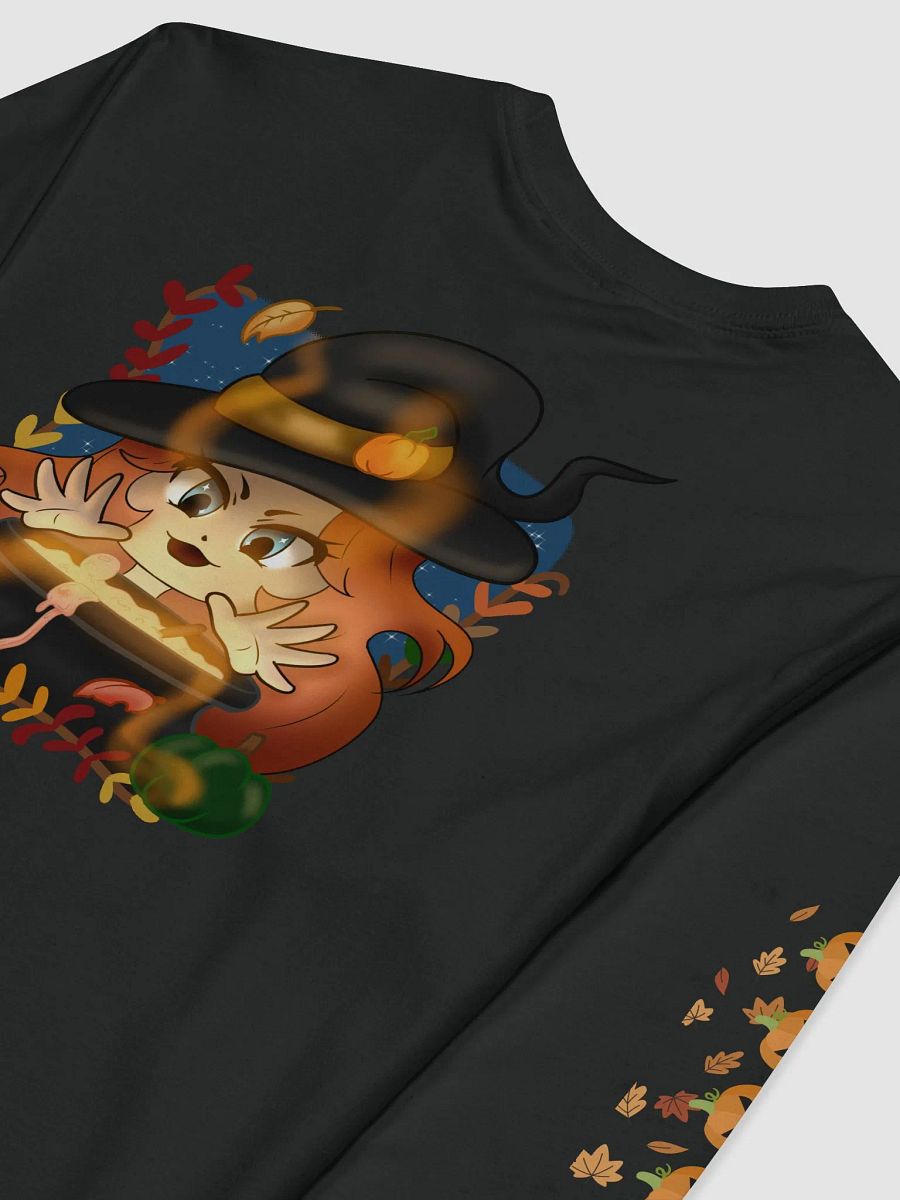 Pumpkin Witch Panda Long Sleeve - Front Design product image (4)