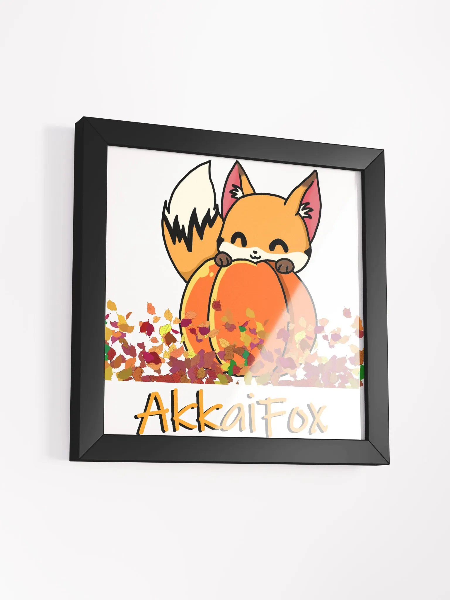 Fall - Framed Pumpkin Poster product image (3)