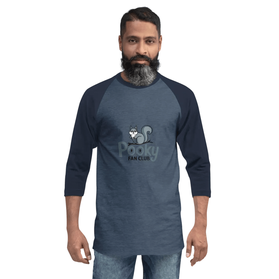 Pooky Fan Club ¾ Sleeve Raglan Tee product image (2)