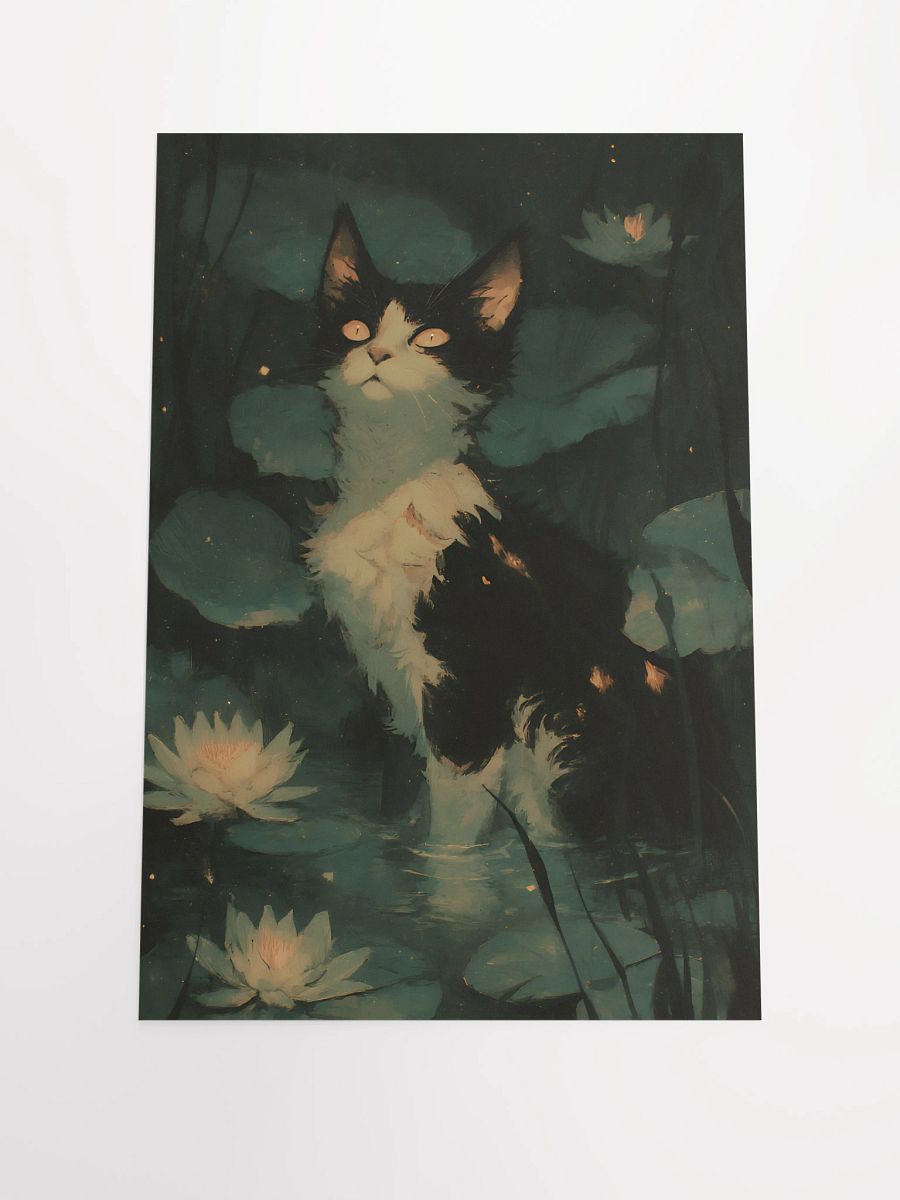 Starry Night Cat Poster product image (2)