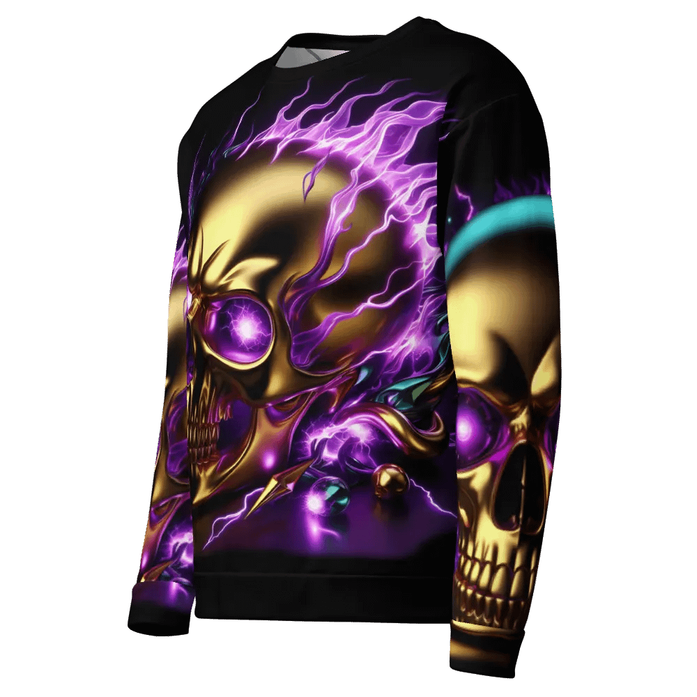 Ethereal Golden Skull - Unisex Sweatshirt #11 product image (4)