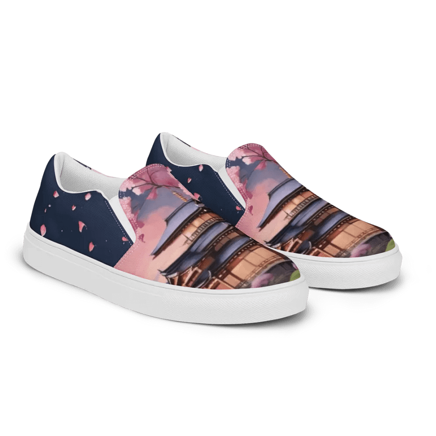 Dr Who Tardis in Japan All Over Print Slip on Shoes product image (6)