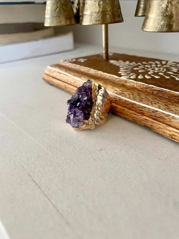 Amethyst Cluster Ring product image (1)