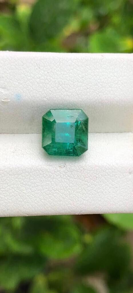 TOURMALINE EMERALD CUT GREEN COLOR GEMSTONE FOR JEWELRY RING, 4.80 CARAT product image (6)