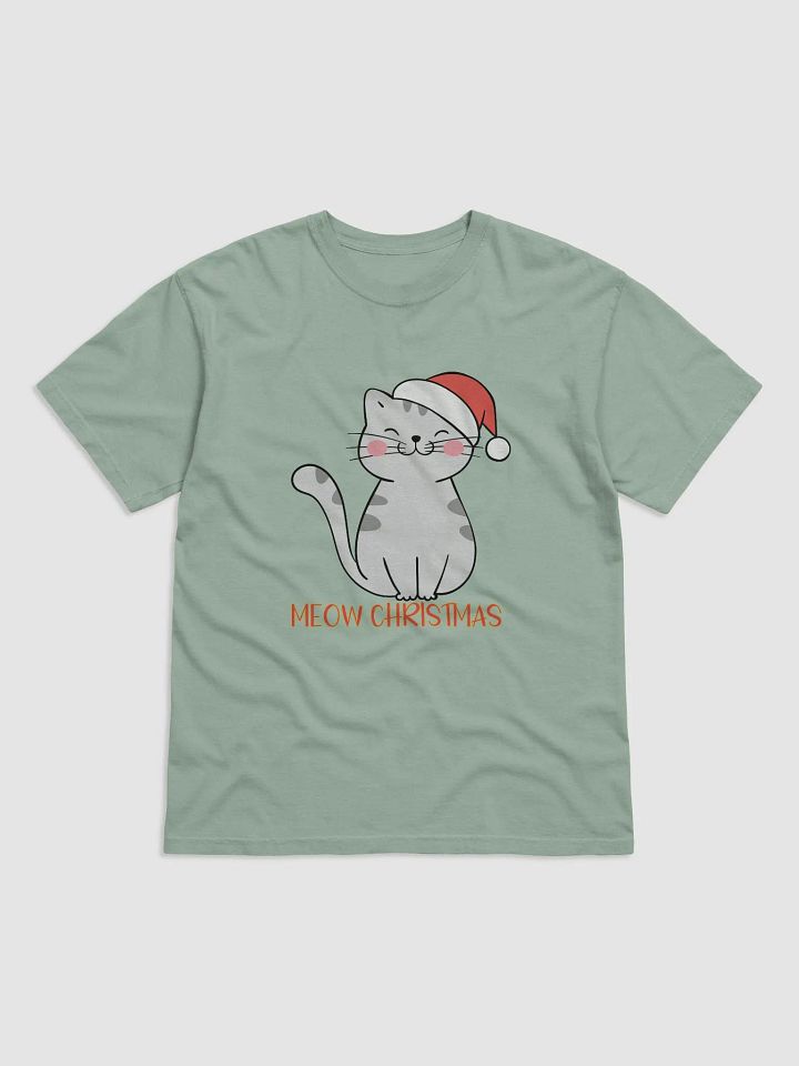 Meow Christmas Santa Cat T-Shirt product image (14)