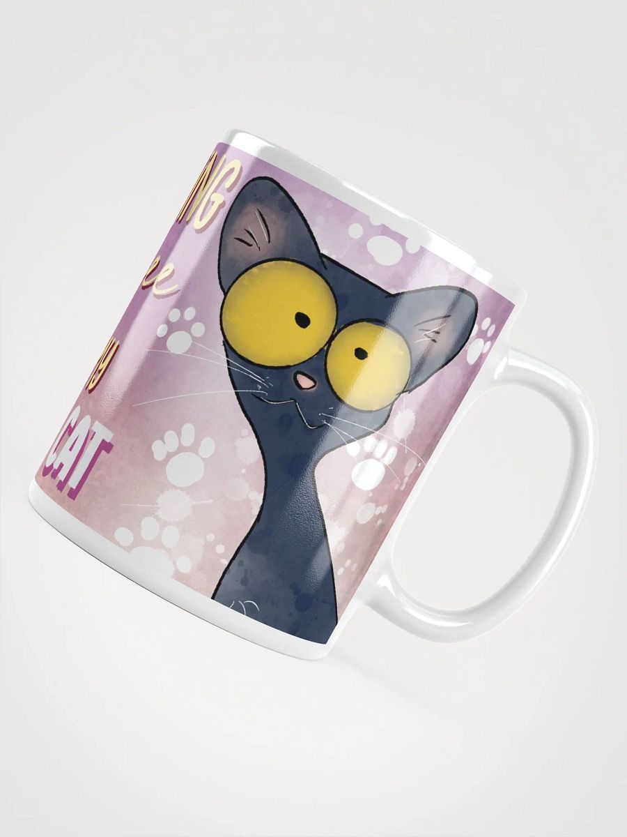 Morning Coffee with My Black Cat Mug product image (6)
