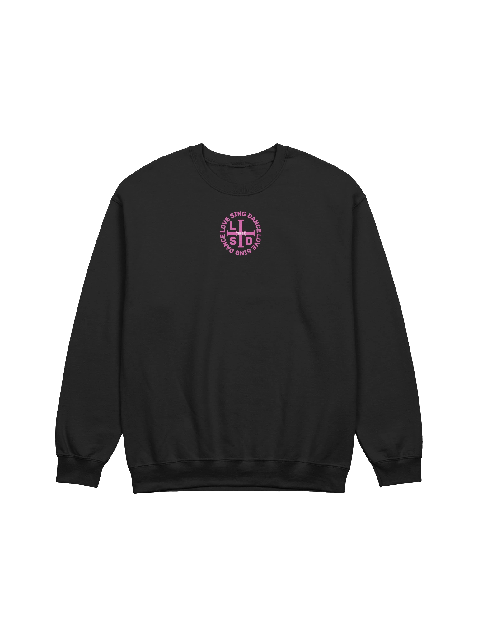 LSD TRIBE "Love Sing Dance" Mystic Sweatshirt {Pink Emblem} product image (1)