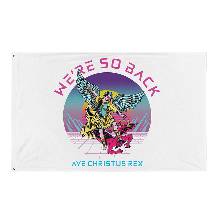 We're so back FRONT - Flag product image (1)