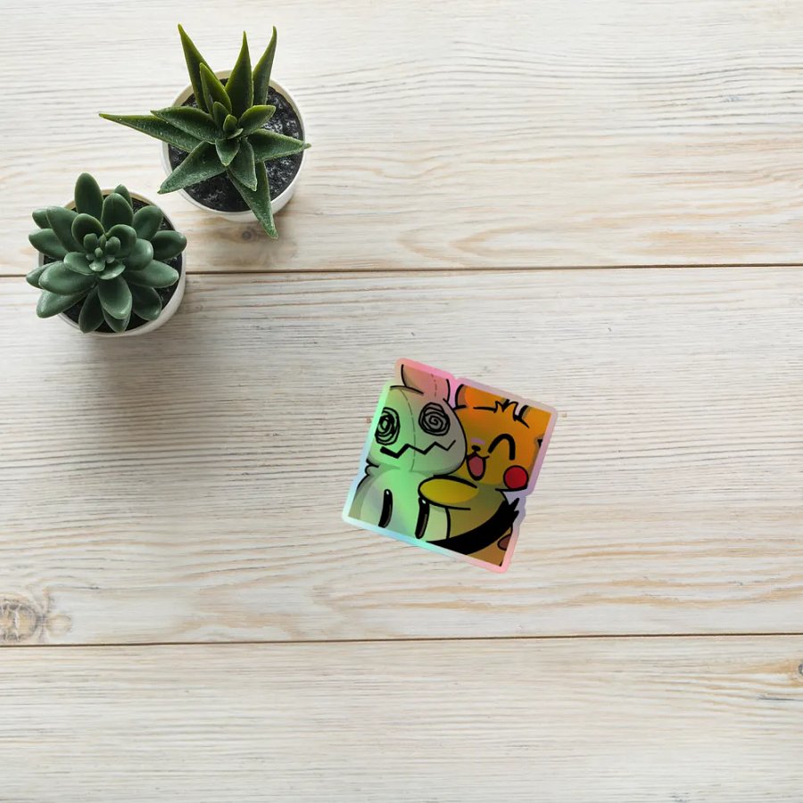 MimChu Emote Holo Sticker product image (10)