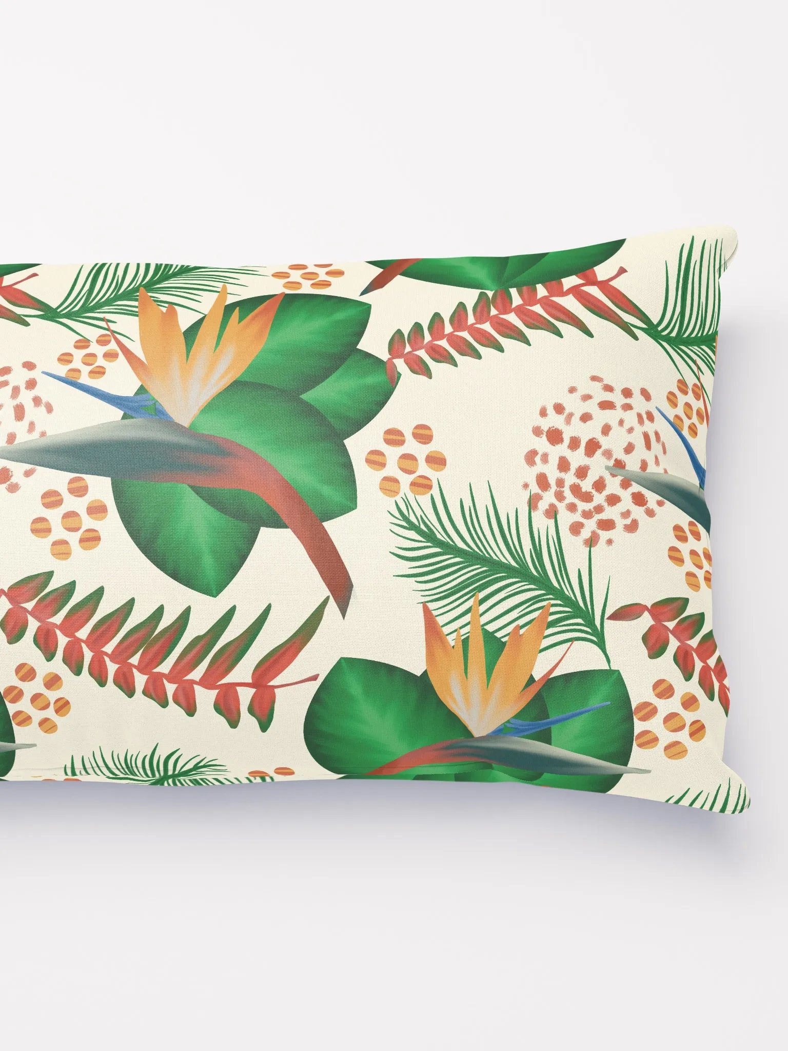 El Yunque Tropical Rainforest Beige Pillow product image (5)