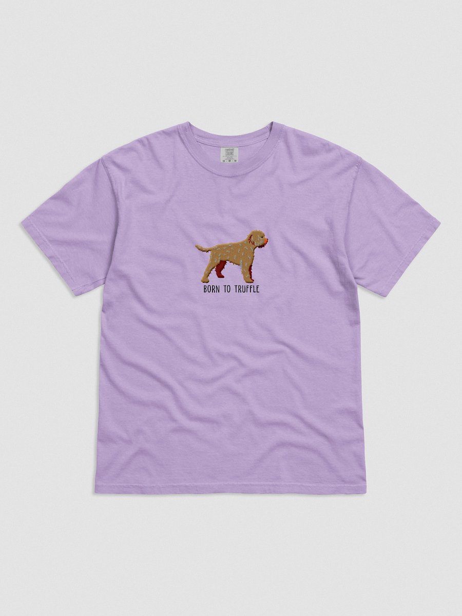 Born to Truffle T-Shirt(Embroidered) of a Lagotto Romagnolo(Tan) product image (41)