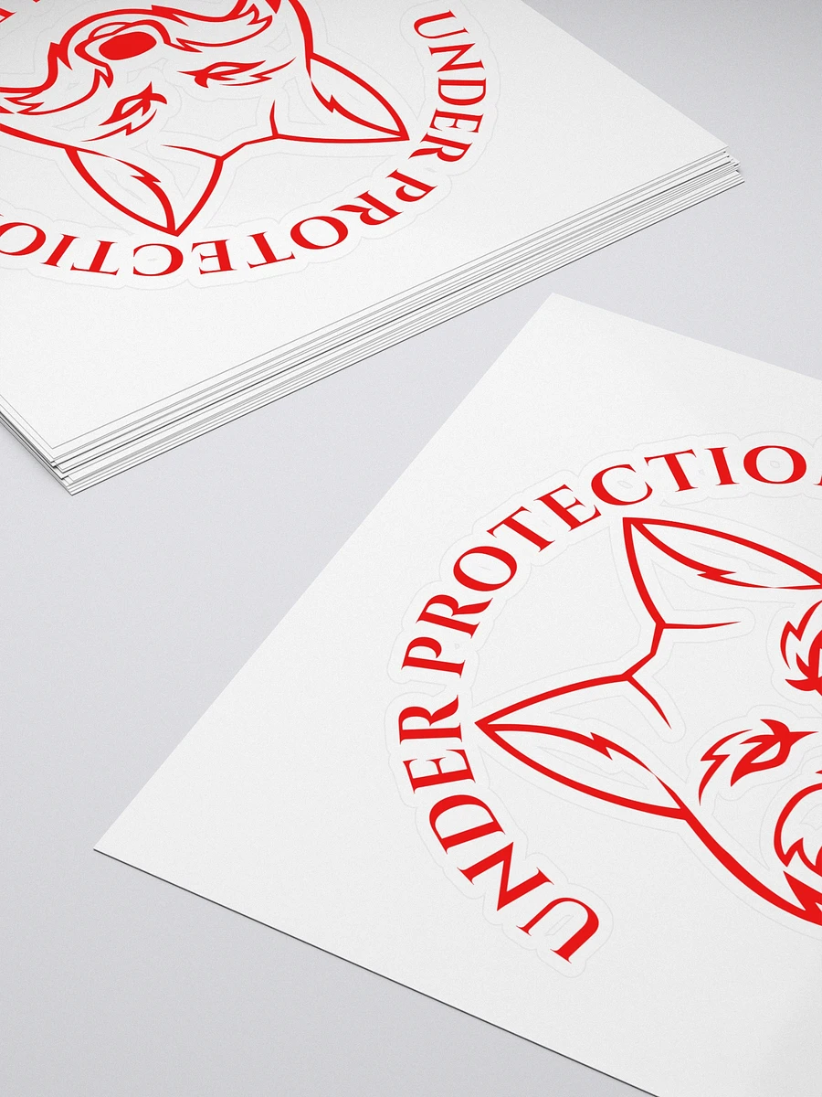 Under Protection of the Fox Sticker product image (4)
