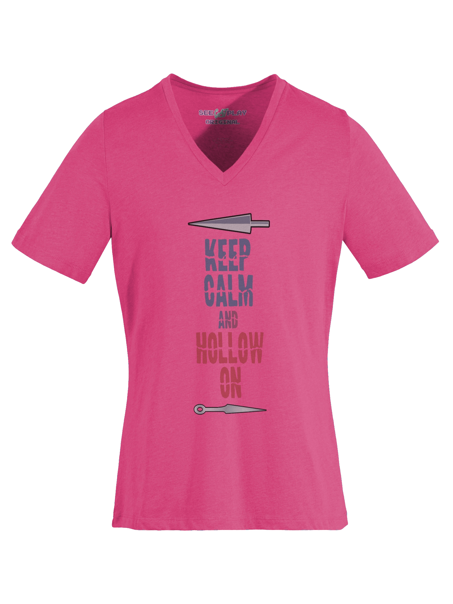 Hollow On Womens V-Neck T-Shirt product image (31)