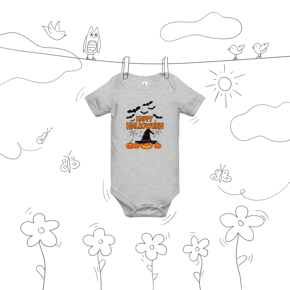 Happy Halloween Baby Romper Onesie product image (9)