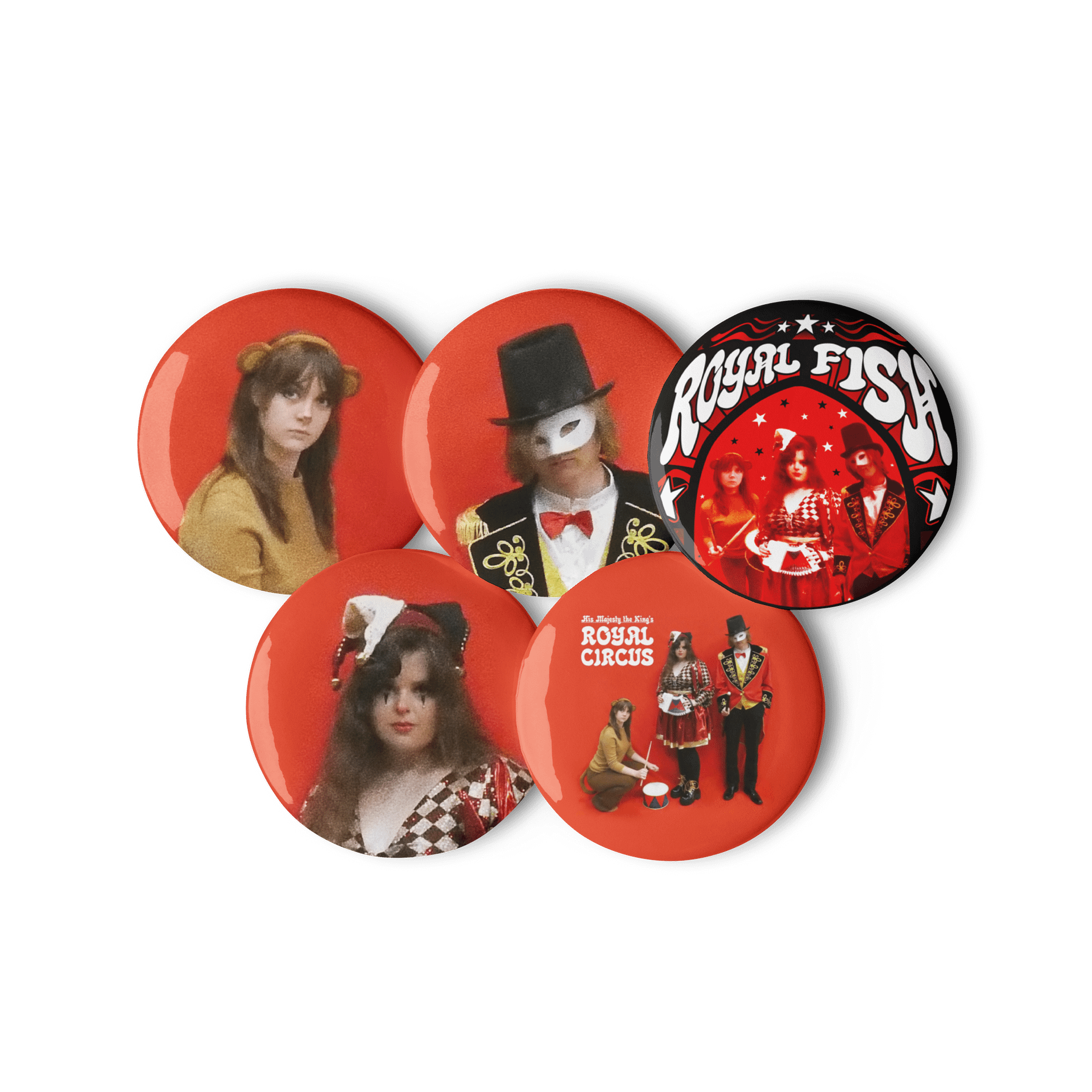 His Majesty's Button Pin Set product image (3)