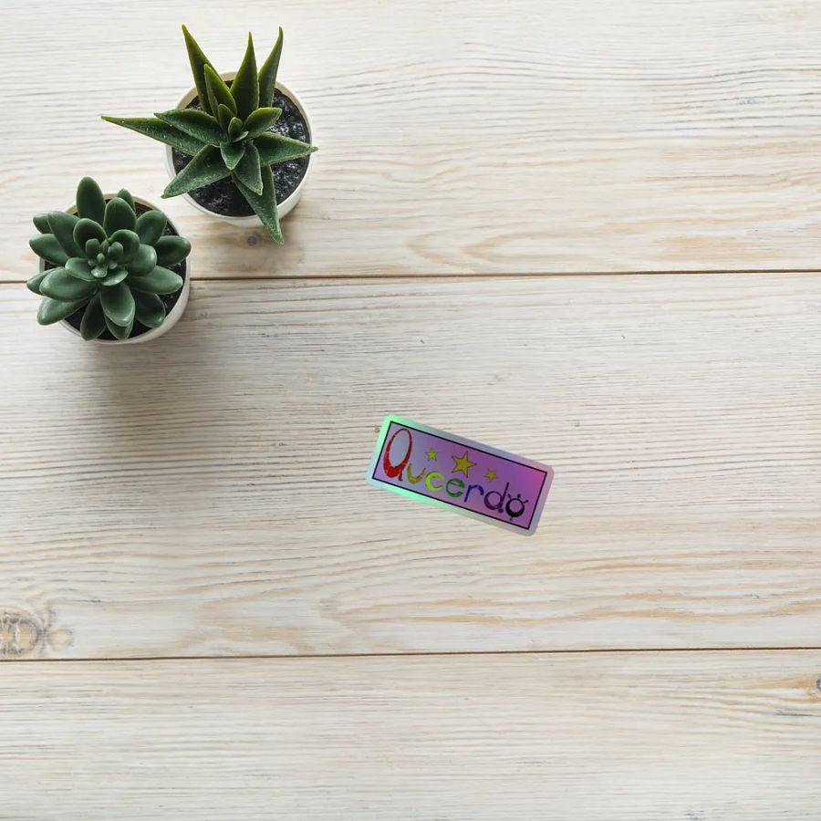 Queerdo Holo Sticker product image (10)