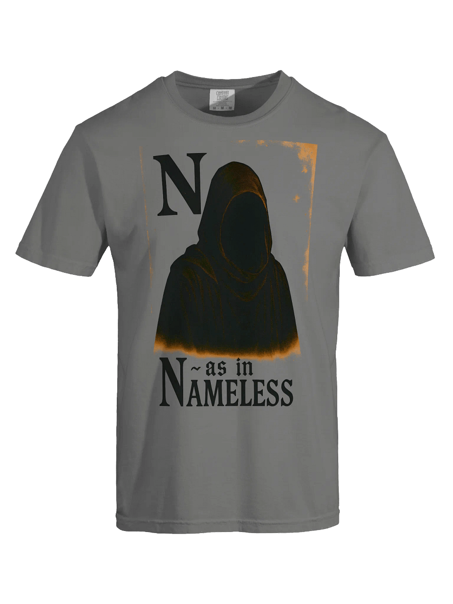 N as in nameless t-shirt product image (45)