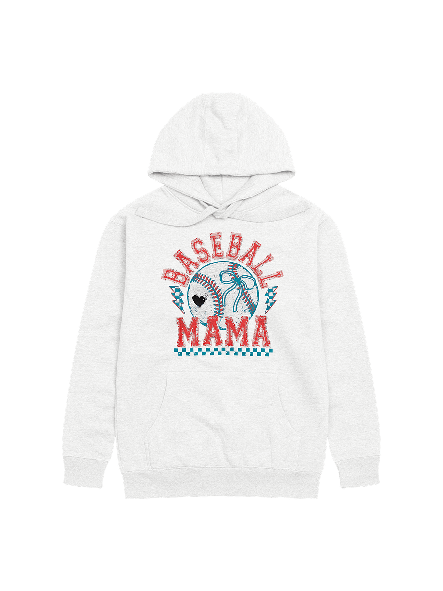 Baseball Mama Hoodie – Soft Cotton Blend, Unisex Fit, Game Day Ready product image (1)