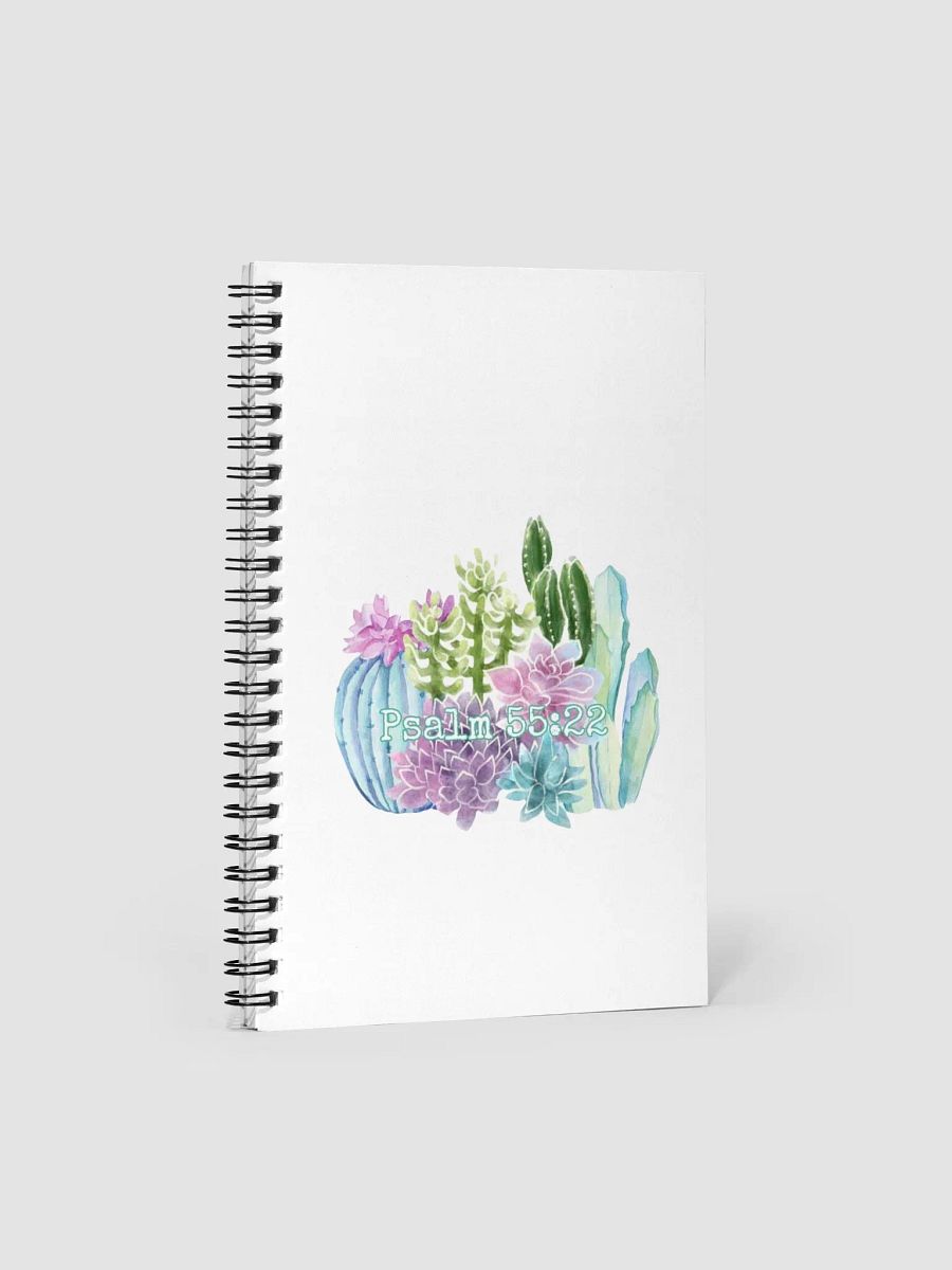 Psalms 55:22 Spiral NoteBook product image (1)