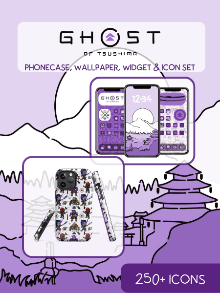 Ghost of Tsushima MagSafe ONI Phone case ONI Bundle (light) product image (1)