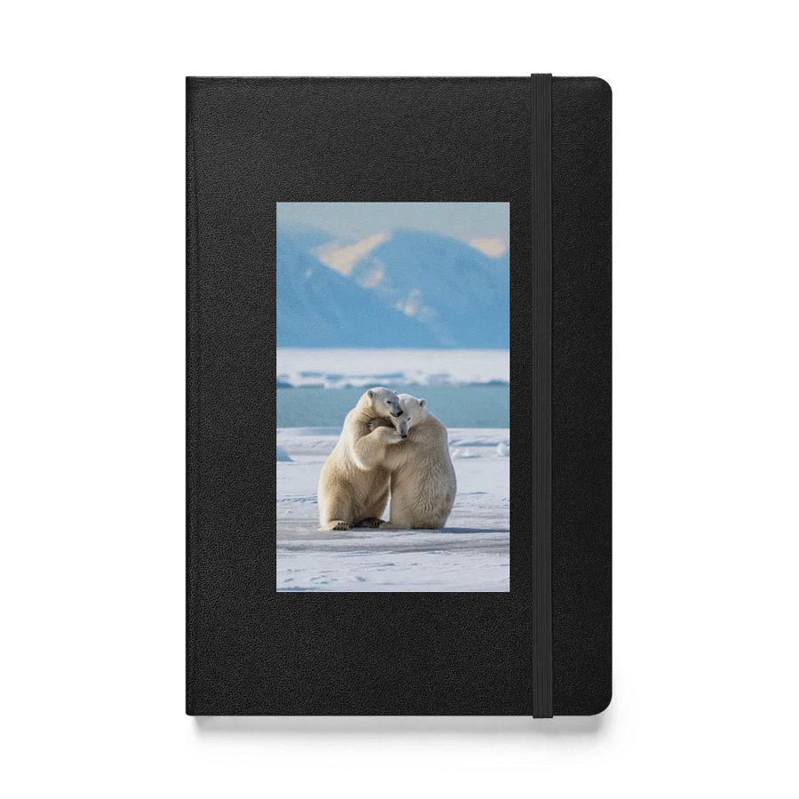 Polar Bears Arctic Playtime Hardcover Notebook product image (1)