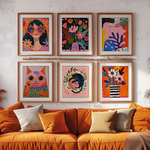 Colorful Maximalist DIGITAL Print Set of 6
Elevate your space with this vibrant and eclectic set of six digital prints, perfe...