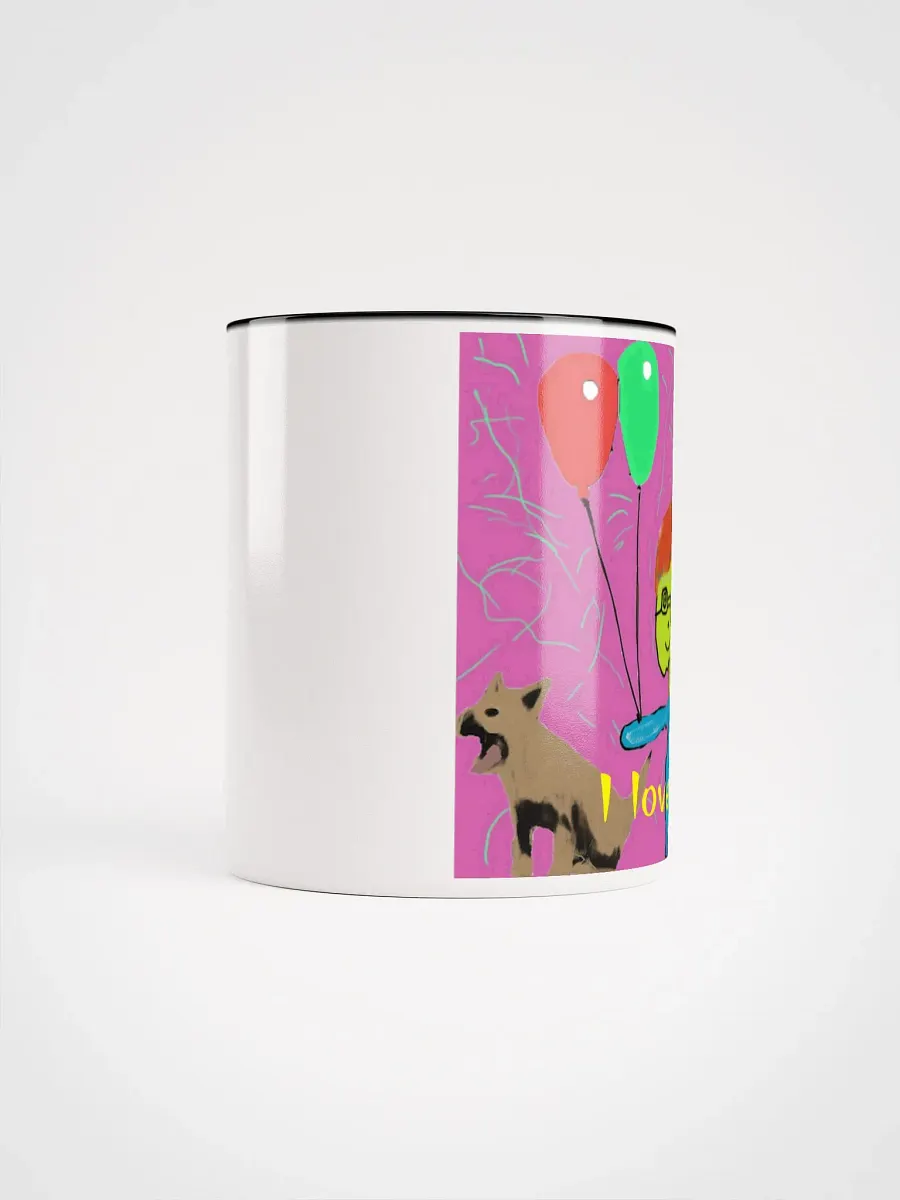 Ceramic Mug with Color Inside : i love dog product image (39)