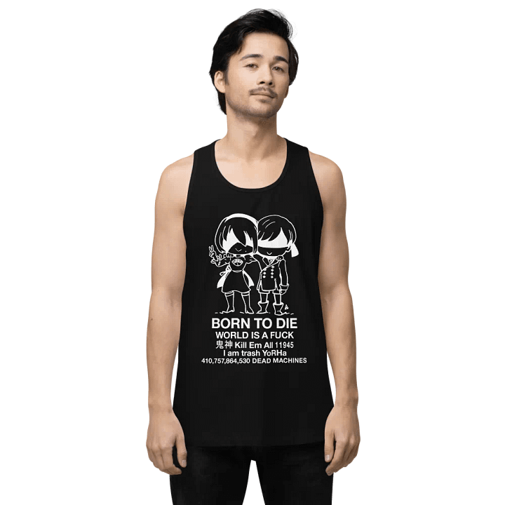 BORN TO DIE - TANKTOP - BLACK product image (2)