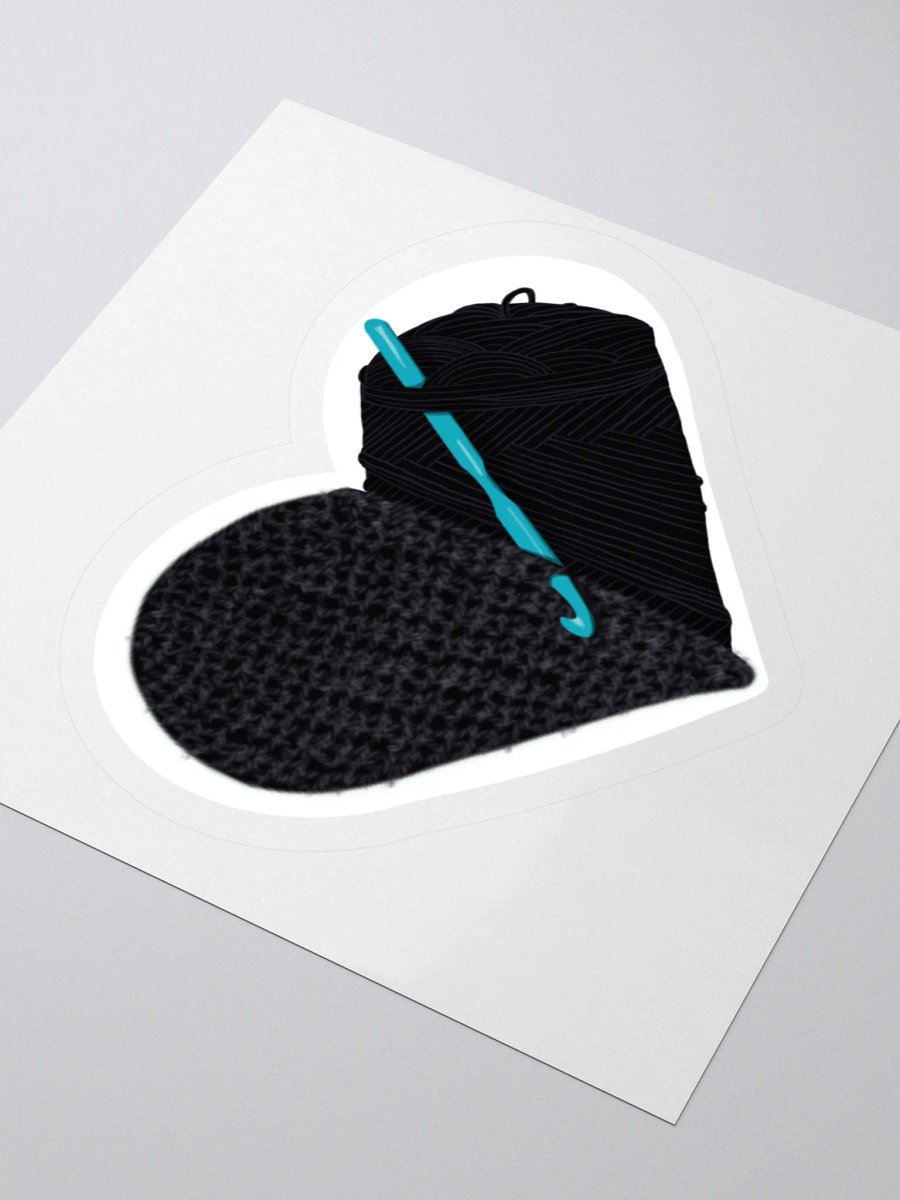 Crochet Love - Black Sticker product image (7)