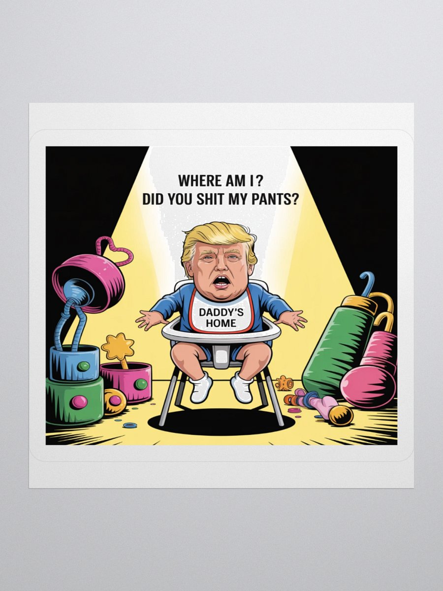 Trump Baby Sticker - Hilarious Political Satire | TDS Music product image (2)