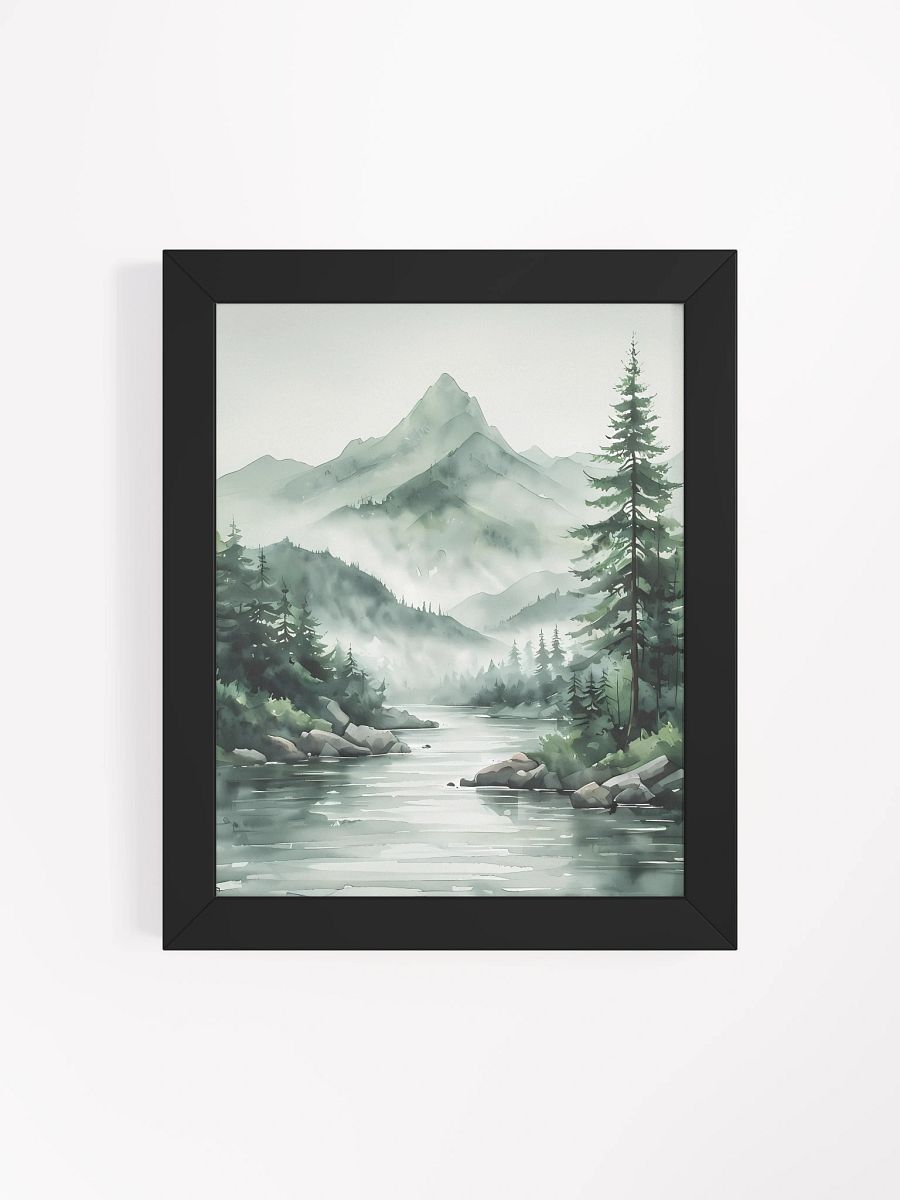 Serene River Forest Framed Poster product image (5)