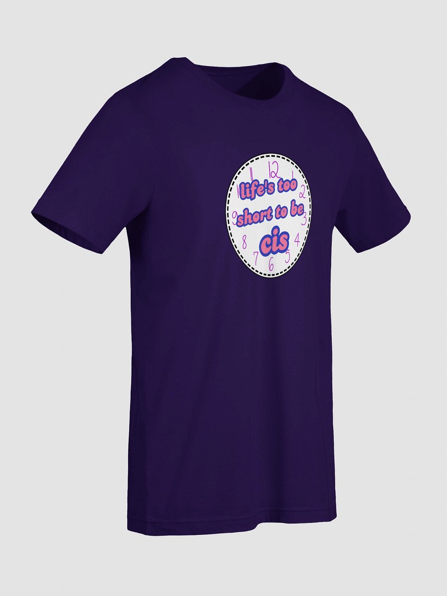 life's too short to be cis genderfluid t-shirt product image (9)