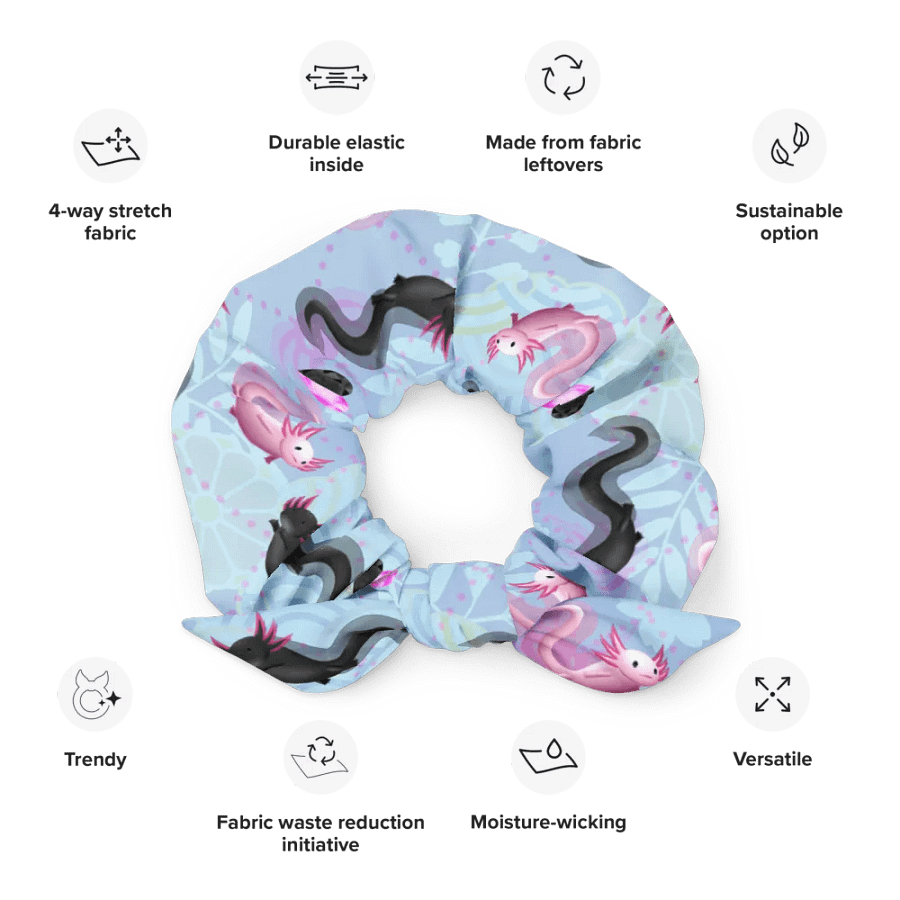 Axolotl All-Over Print Scrunchie product image (12)