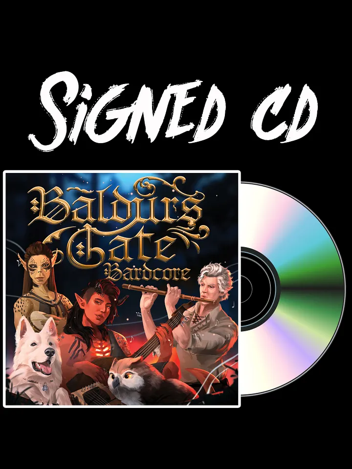 Signed CD - Baldur's Gate Bardcore product image (1)