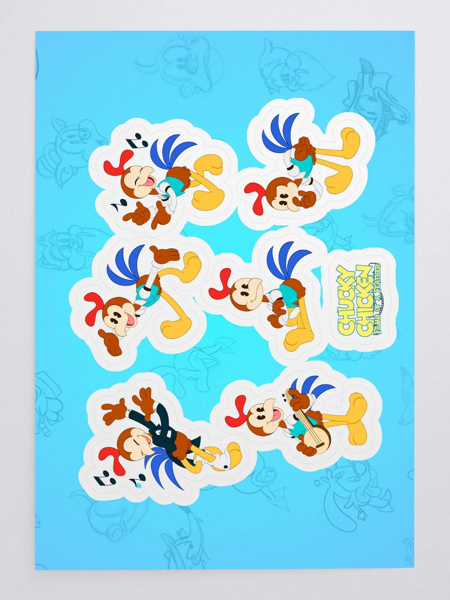 Chucky Chicken Sticker Sheet product image (3)
