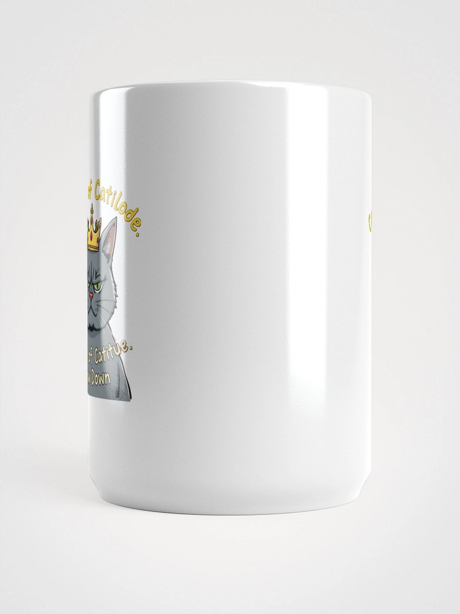 Cattitude Queen: Bow Down to Feline Royalty Mug product image (5)