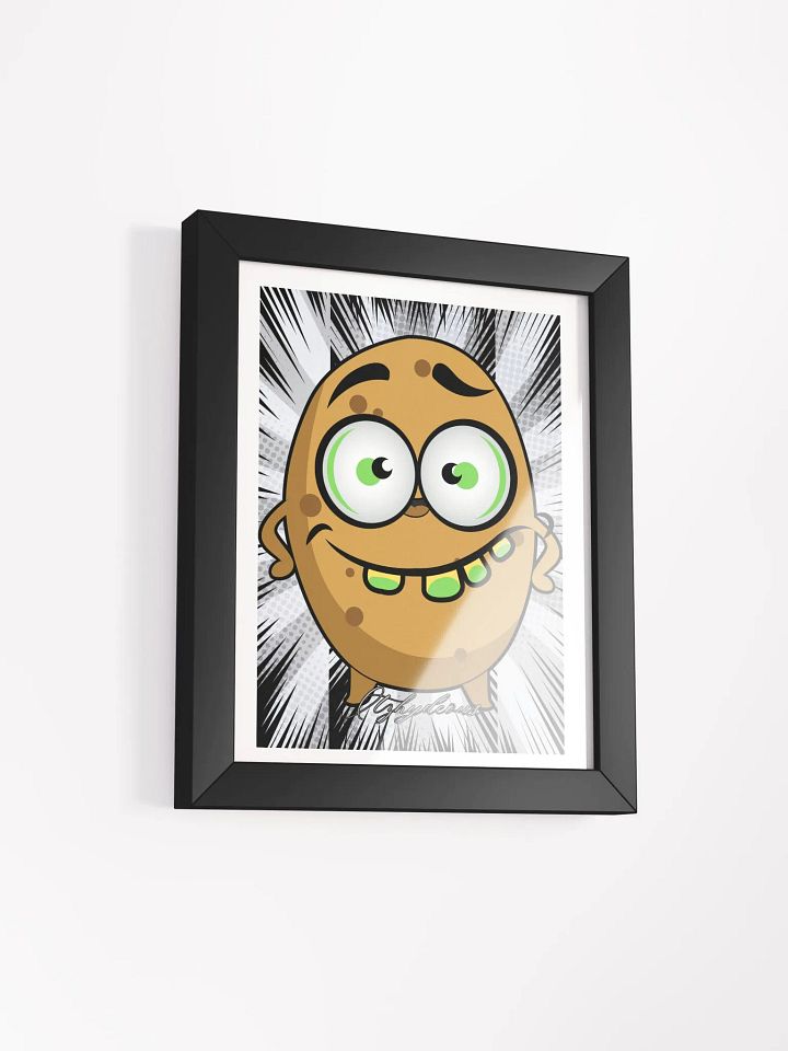 Goofy Potato Burst Framed Poster product image (2)
