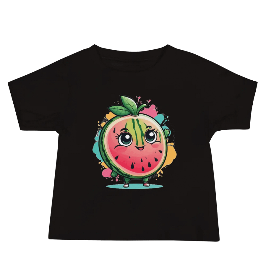 Cheerful Watermelon Baby Tee product image (2)