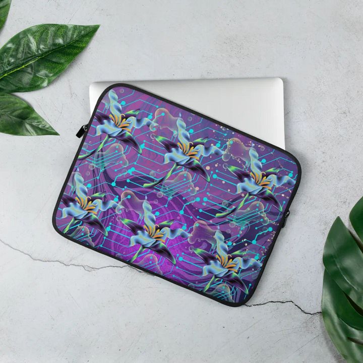 purple mood Circuit Laptop Sleeve for Techi gents and ladies product image (3)