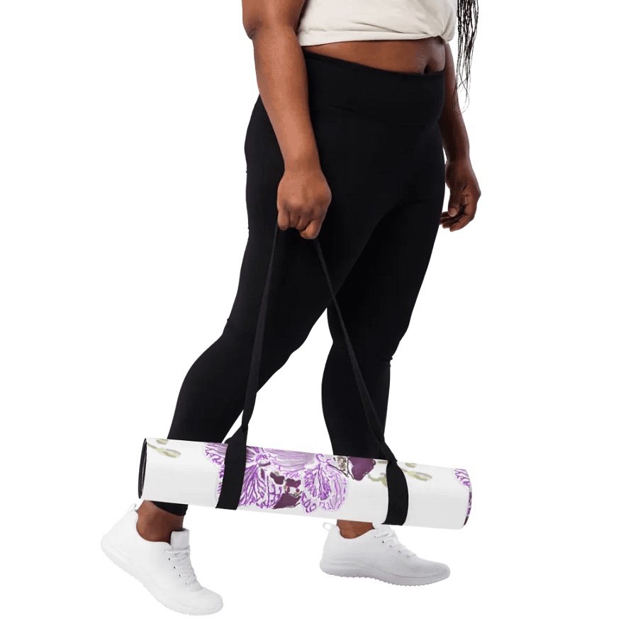 Miniaday Designs Purple Orchid Yoga Mat product image (3)