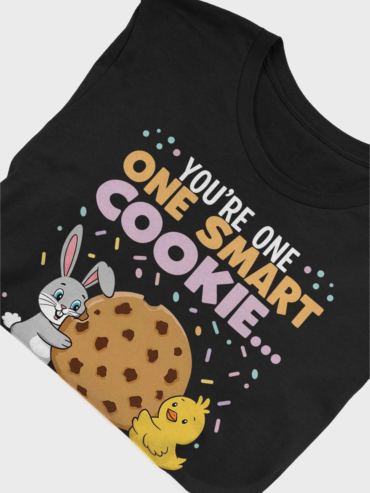 You're One Smart Cookie Easter T-Shirt – Cute Bunny & Chick Design product image (29)