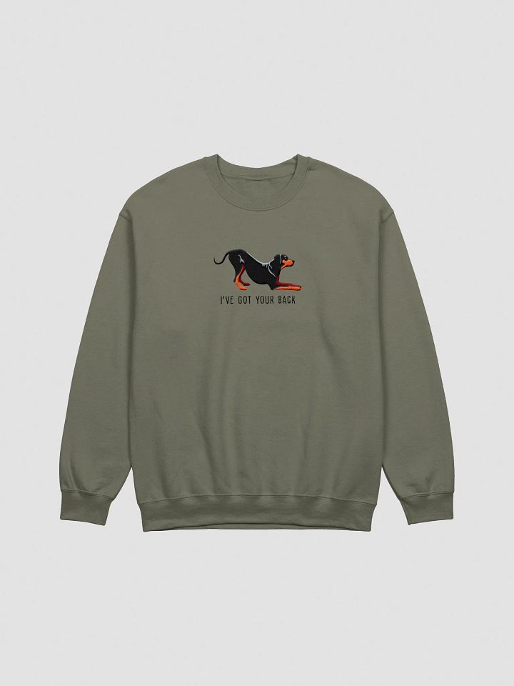 I've Got Your Back Sweatshirt (Embroidered) of a Rhodesian Ridgeback(Black & Tan) product image (7)
