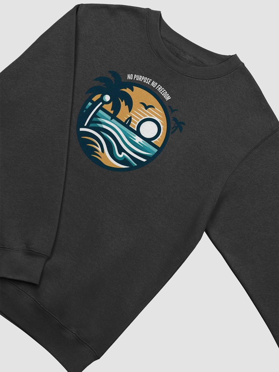 Tropical Circle Crewneck Sweatshirt | AI Design Faith brings meaning product image (3)