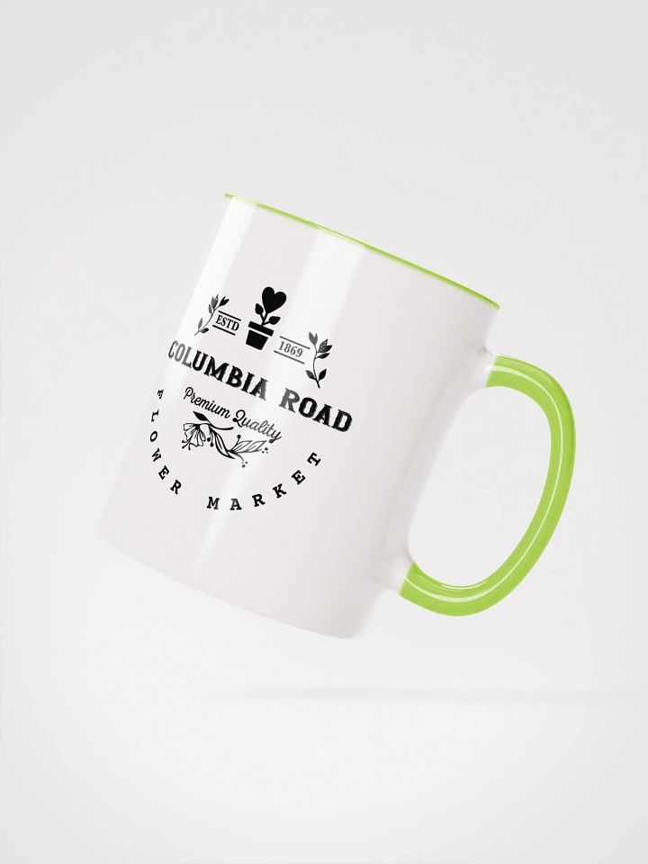 Columbia Road Market Peek-a-Boo Ceramic Mug (Green) product image (2)