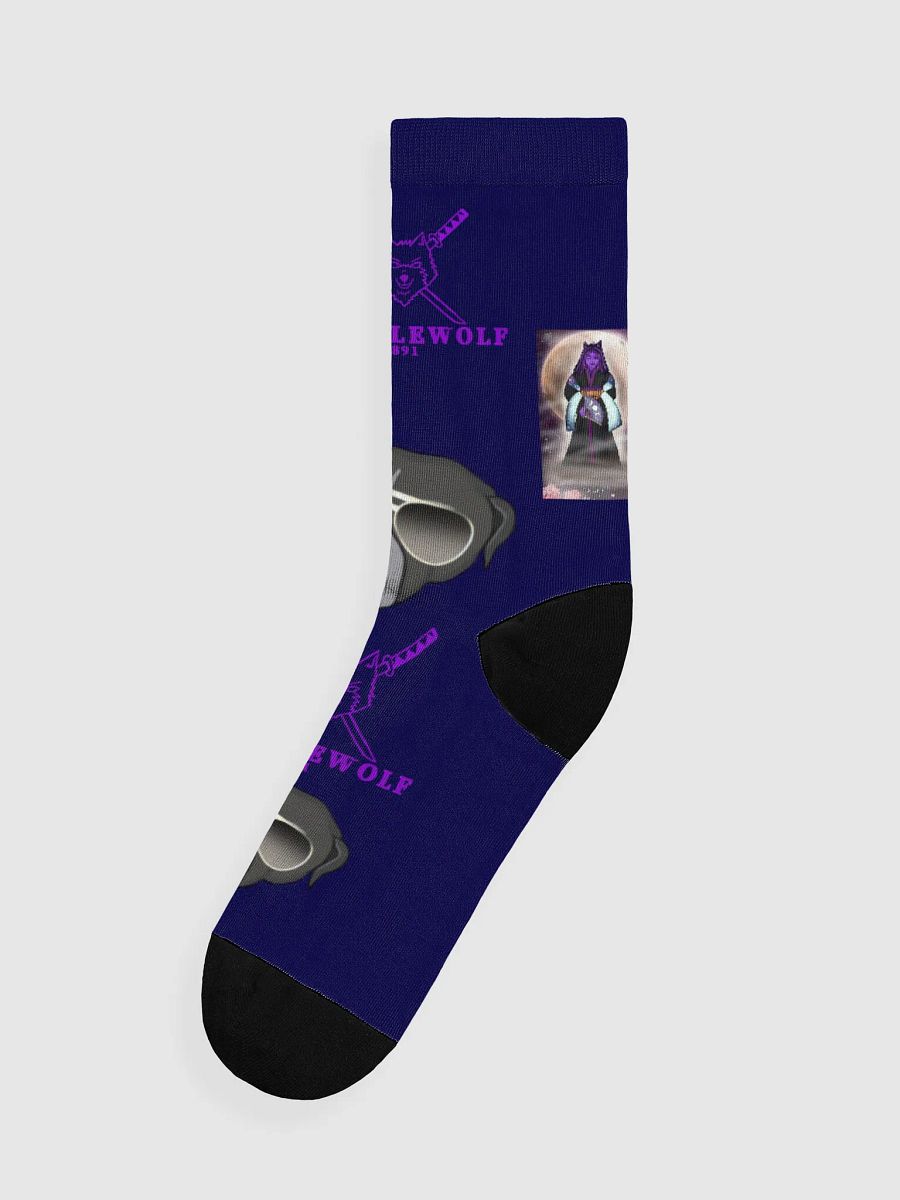 Wolf Warrior Crew Socks product image (1)