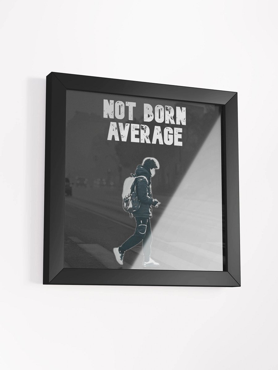 Not Born Average Hooded Streetwear Poster product image (11)