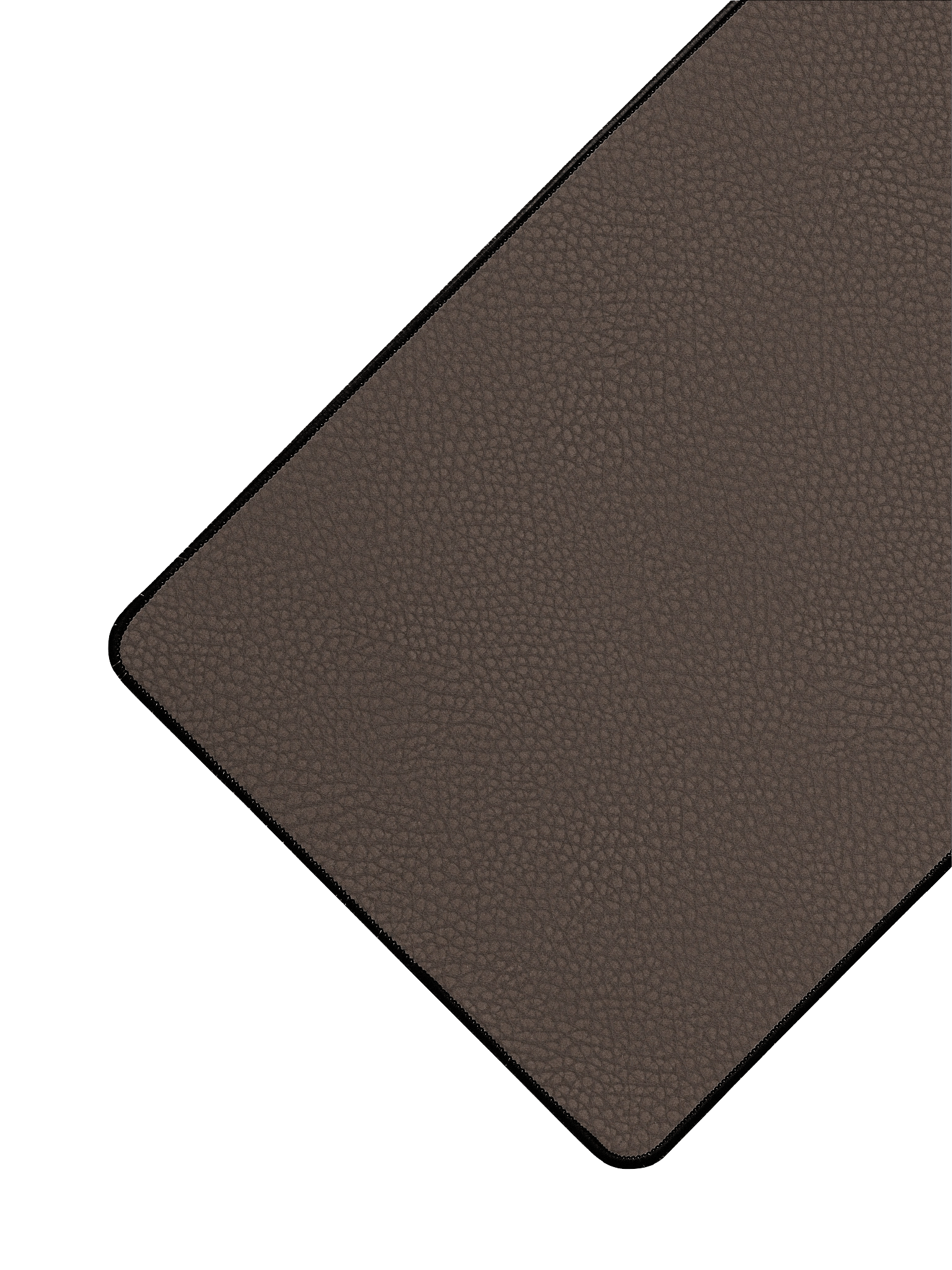 Stylish Brown Leather Neoprene Desk Mat for Modern Workspace product image (3)