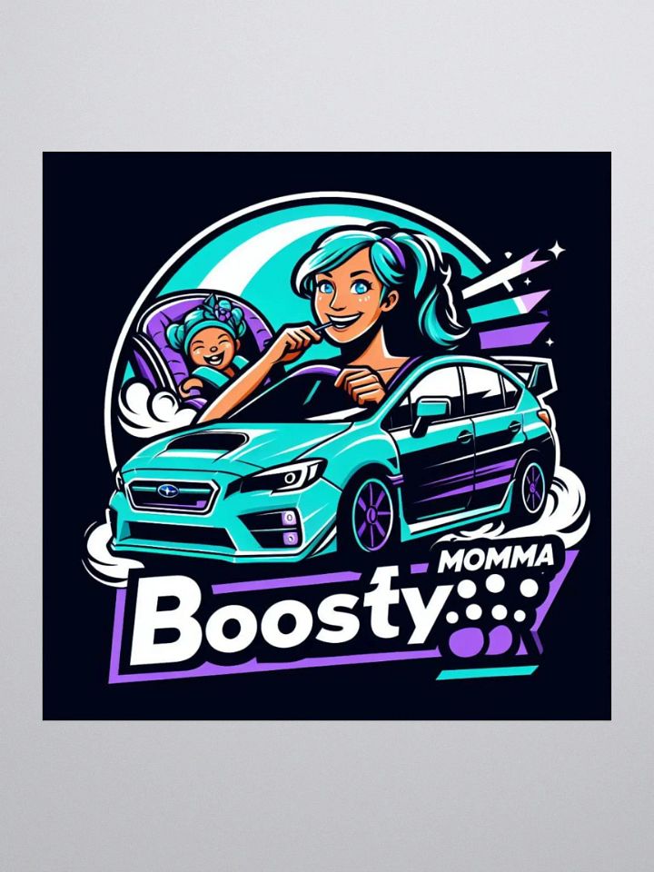 Boosty Drive Kiss Cut Stickers product image (1)