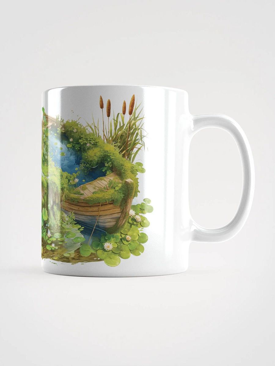 Tranquil Duck Pond White Glossy Mug product image (3)