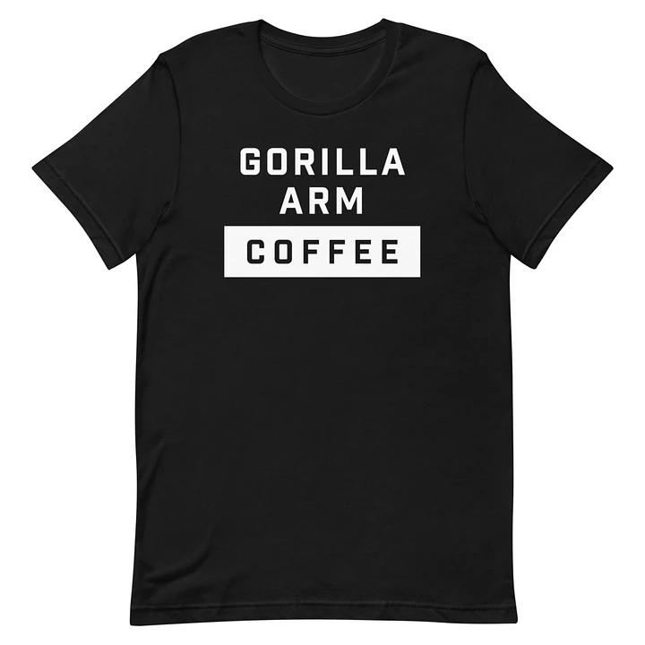 Gorilla Arm Coffee T-shirt - Black product image (1)